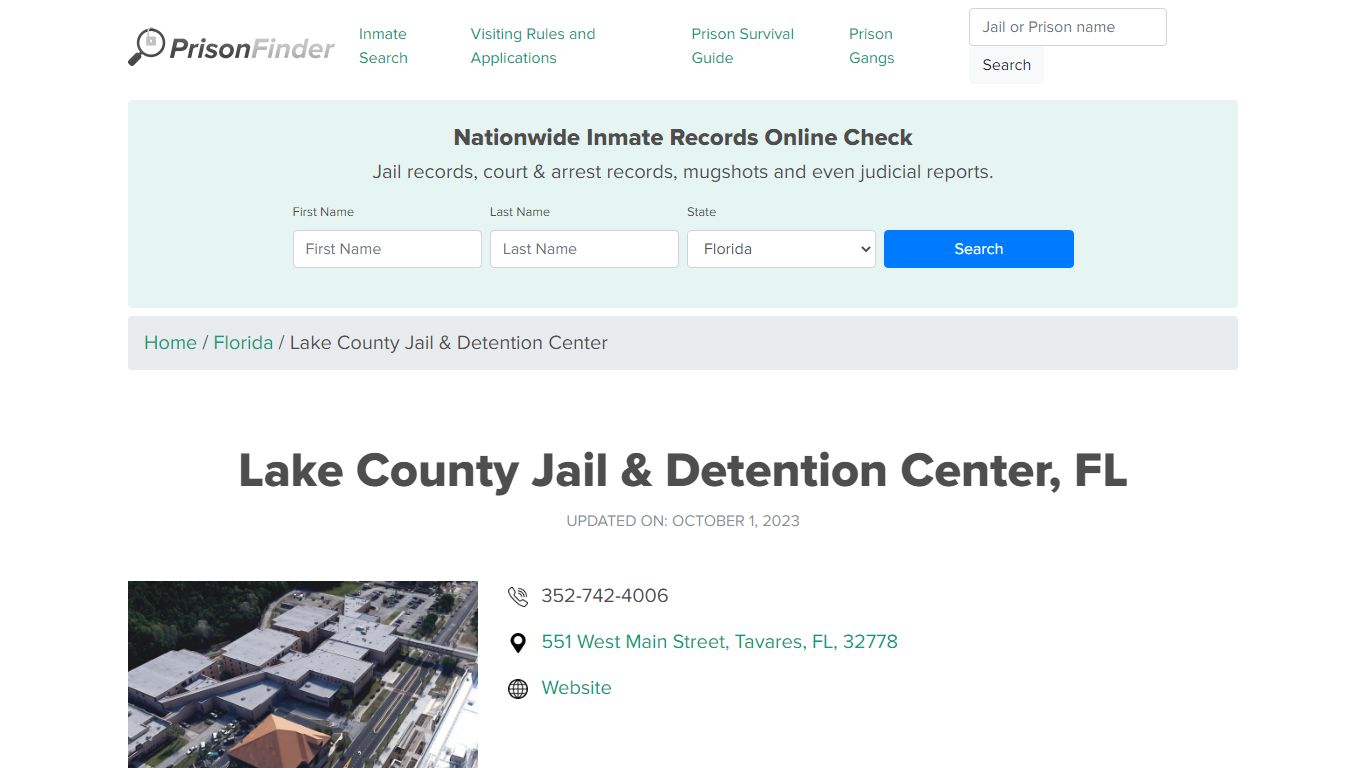 Lake County Jail & Detention Center, FL Inmate Search, Mugshots ...